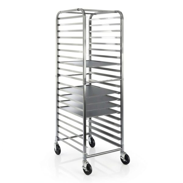 GRIDMANN Commercial Bakery Rack Front Back Loading Casters-2