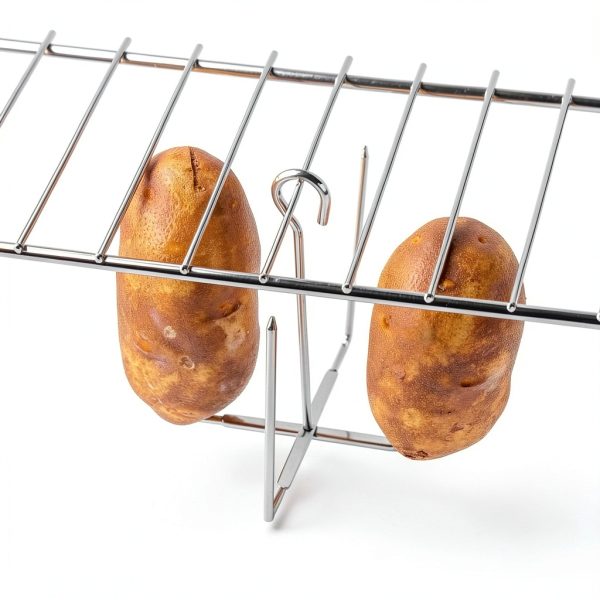 Fox Valley Traders Stainless Steel Baked Potato Spike Rack-1