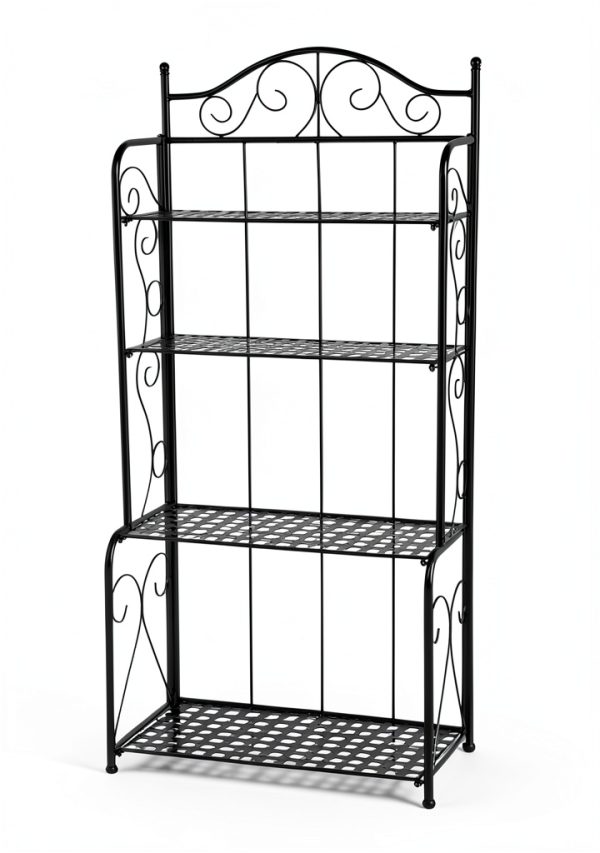 Commercial Bakery Rack Rustic Brown Industrial Storage-5
