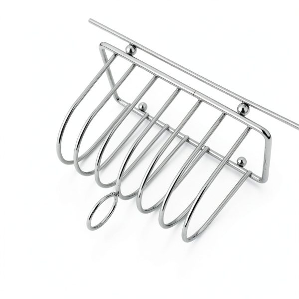 JAGTRADE Stainless Steel Toast Bread Rack Kitchen Storage-4