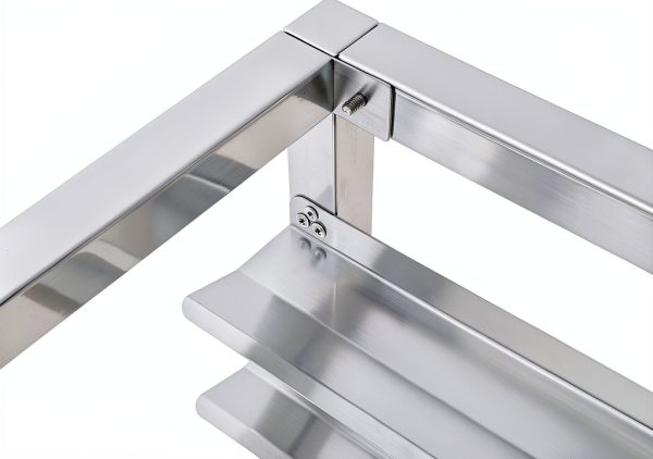 TdiriNar Stainless Steel Bakery Rack Portable 5 Tier Storage-5