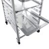 ReunionG Aluminum Bakery Rack Portable Lockable Storage-8