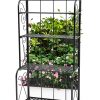 Commercial Bakery Rack Rustic Brown Industrial Storage-2