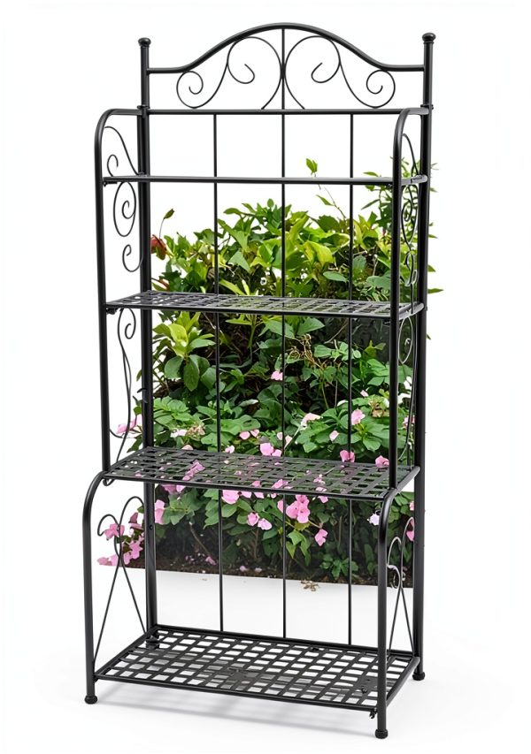 Commercial Bakery Rack Rustic Brown Industrial Storage-2