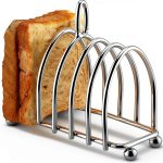 Frdhee Stainless Steel Toast Rack 6 Slice Heat Resistant-0
