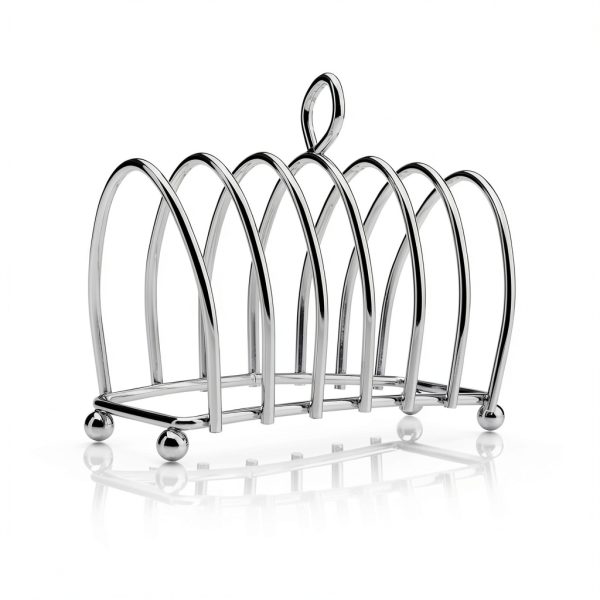 Kilo Chrome Toast Rack 6 Slot Breakfast Dining Metal-5
