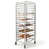 Venionwa 20 Tier Aluminum Bakery Rack Mobile Commercial-5