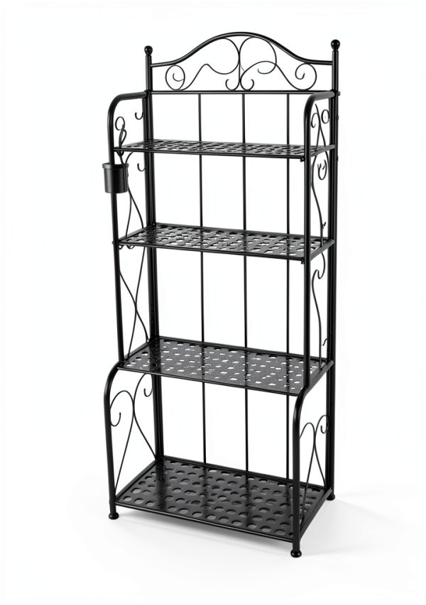Commercial Bakery Rack Rustic Brown Industrial Storage-3