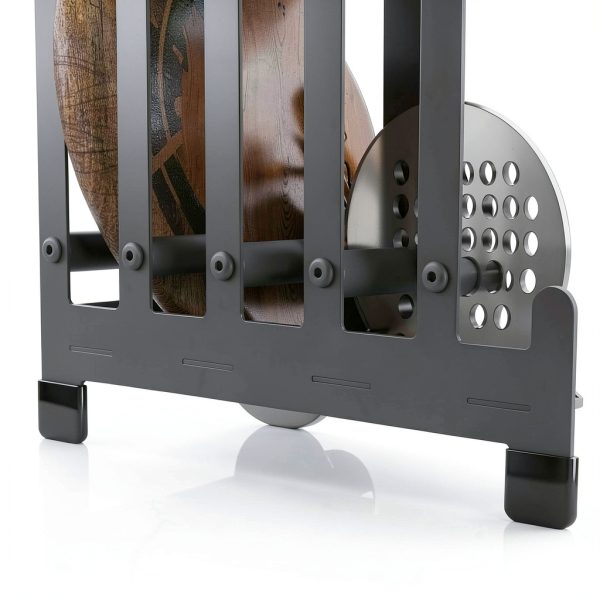 Nisorpa Pizza Peel Rack Alloy Steel Portable 5 Tier Storage-4