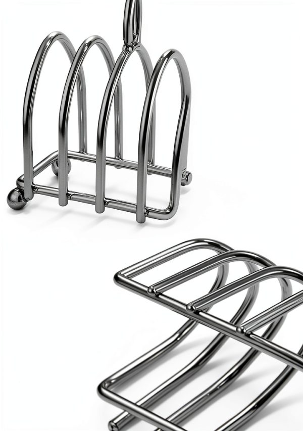 EALRIDV Toast Rack Stainless Steel 4-6 Slice Capacity-4