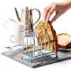 Kilo Toaster Rack Chrome Silver 6 Slot Toast Holder-1