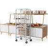 Giantex 20-Tier Aluminum Bun Pan Rack Commercial Kitchen-1