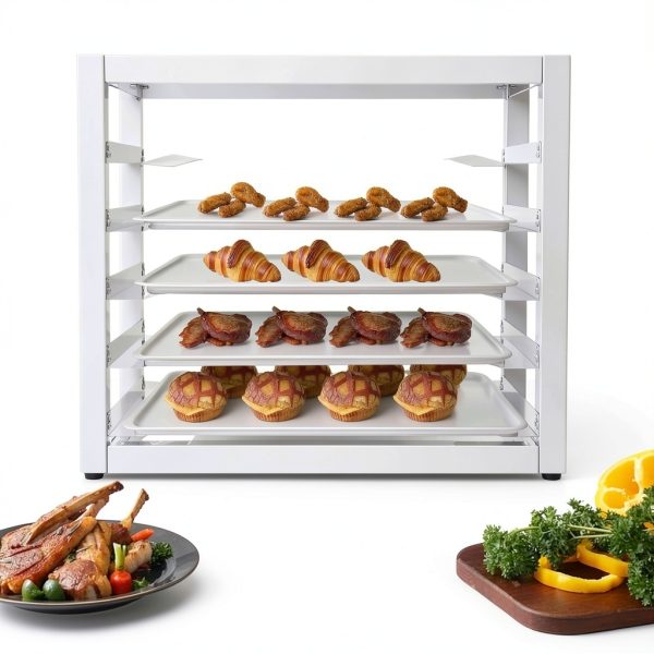 TdiriNar Stainless Steel Bakery Rack Portable 5 Tier Storage-8