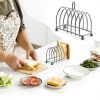Frdhee Stainless Steel Toast Rack 6 Slice Heat Resistant-8
