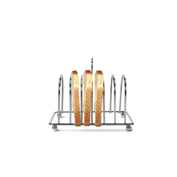 Tofficu Chrome Toast Rack Space Saving Kitchen Countertop-2