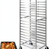 Sadoup Aluminum Bun Pan Rack Portable Commercial Bakery-0