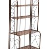 Commercial Bakery Rack Rustic Brown Industrial Storage-6