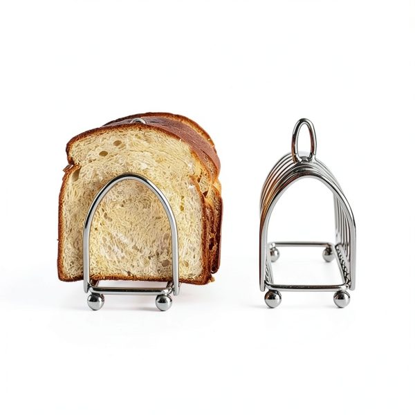 Frdhee Stainless Steel Toast Rack 6 Slice Heat Resistant-5