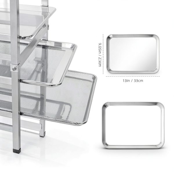 RCZSCBK 9-Tier Bakery Rack Metal Washable Commercial Kitchen-3