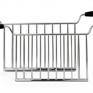Smeg Silver Toaster Retro Design 2 Slice Alloy Steel-0