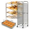 Sandinrayli 20-Tier Bakery Rack Rust Resistant Alloy Steel-1