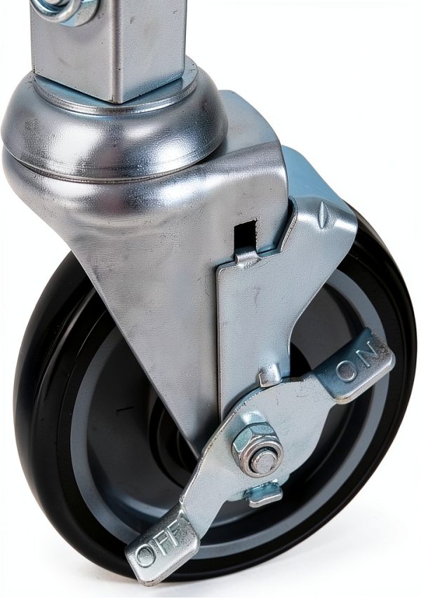 ReunionG Aluminum Bakery Rack Portable Lockable Storage-7