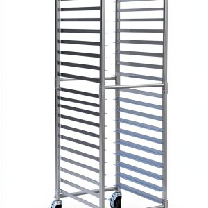 ReunionG Aluminum Bakery Rack Portable Lockable Storage-0