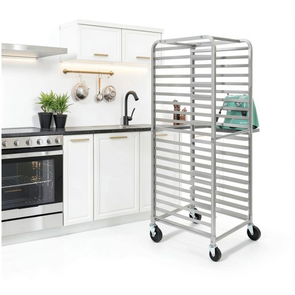 Sadoup Aluminum Bun Pan Rack Portable Commercial Bakery-1