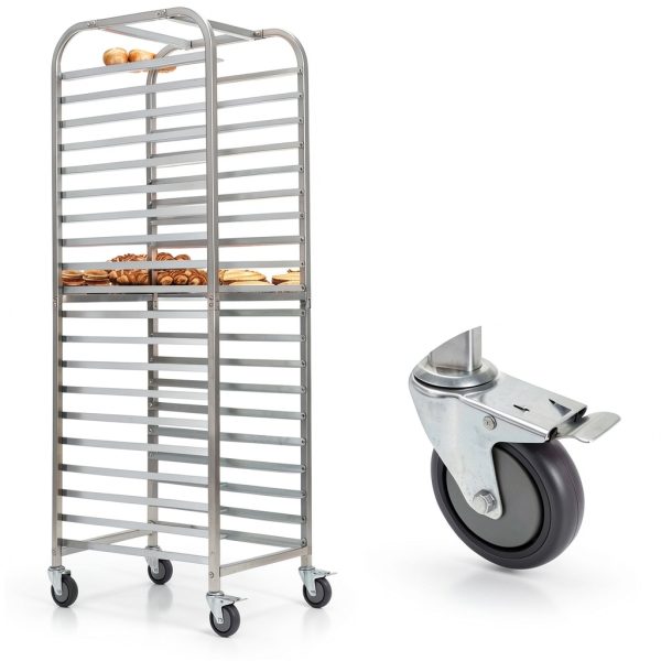Sandinrayli 20-Tier Bakery Rack Rust Resistant Alloy Steel-3