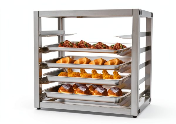 TdiriNar Stainless Steel Bakery Rack Portable 5 Tier Storage-0