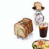 Frdhee Stainless Steel Toast Rack 6 Slice Heat Resistant-4