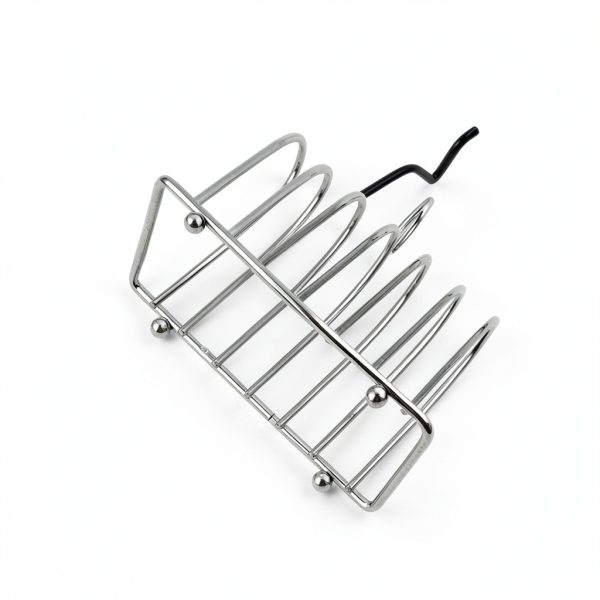 JAGTRADE Stainless Steel Toast Bread Rack Kitchen Storage-5