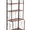 Commercial Bakery Rack Rustic Brown Industrial Storage-4