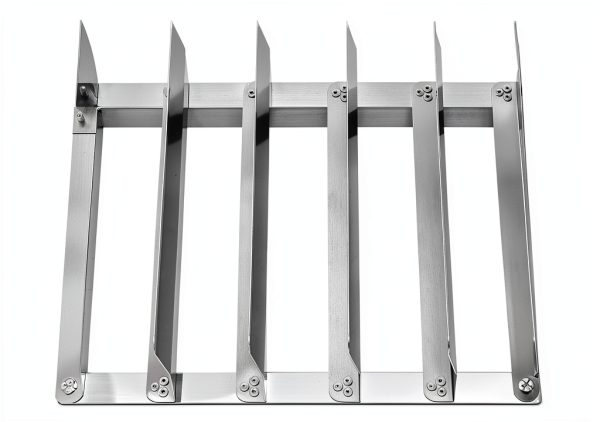 TdiriNar Stainless Steel Bakery Rack Portable 5 Tier Storage-7