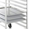 GRIDMANN Commercial Bakery Rack Front Back Loading Casters-3