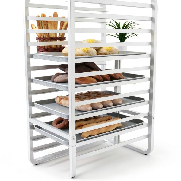 Giantex 20-Tier Aluminum Bun Pan Rack Commercial Kitchen-2