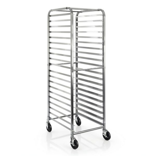 GRIDMANN Commercial Bakery Rack Front Back Loading Casters-0
