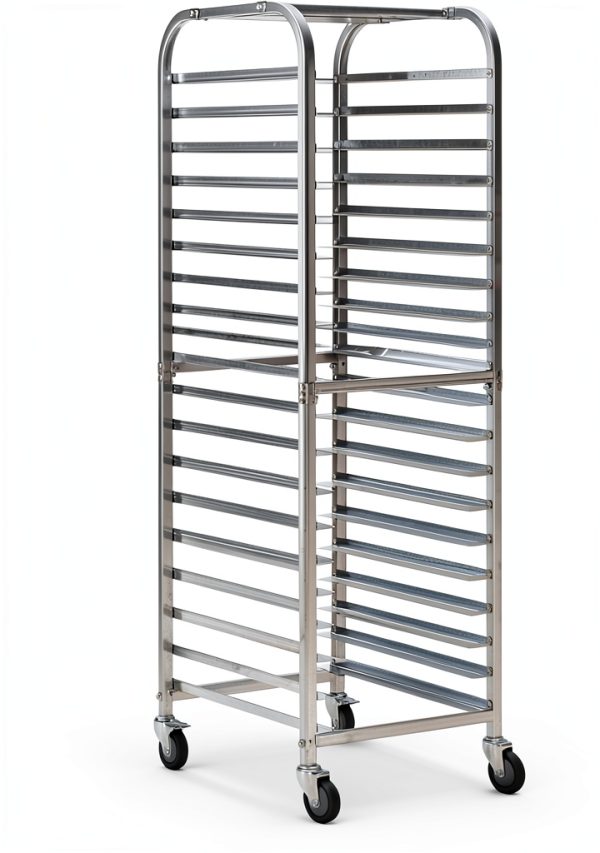 Sandinrayli 20-Tier Bakery Rack Rust Resistant Alloy Steel-5