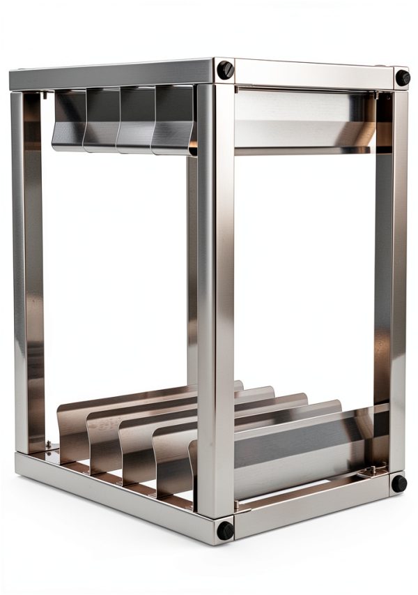 TdiriNar Stainless Steel Bakery Rack Portable 5 Tier Storage-2
