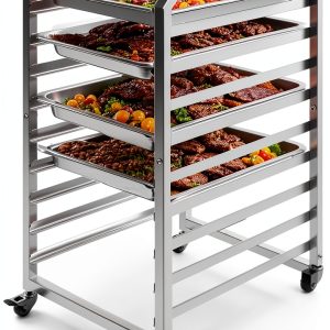 RCZSCBK 9-Tier Bakery Rack Metal Washable Commercial Kitchen-0