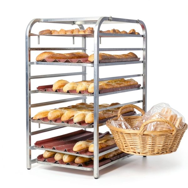 GRIDMANN Commercial Bakery Rack Front Back Loading Casters-6