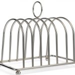Tofficu Chrome Toast Rack Space Saving Kitchen Countertop-0