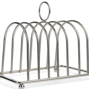 Tofficu Chrome Toast Rack Space Saving Kitchen Countertop-0