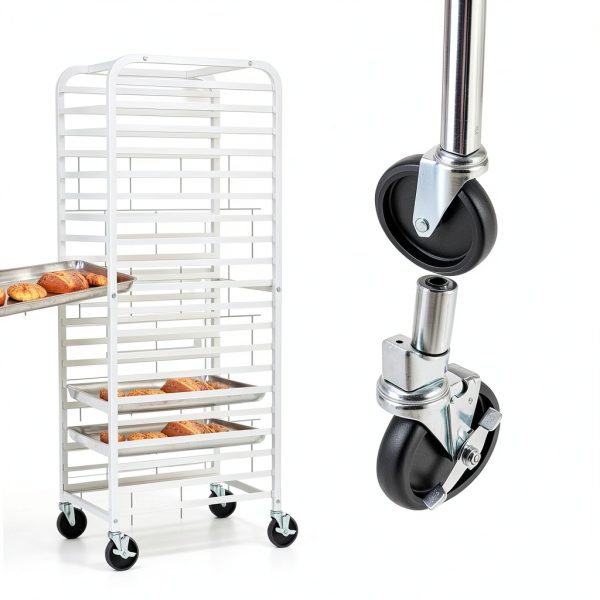 Giantex 20-Tier Aluminum Bun Pan Rack Commercial Kitchen-4