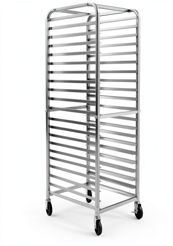 Venionwa 20 Tier Aluminum Bakery Rack Mobile Commercial-1