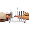 Tofficu Chrome Toast Rack Space Saving Kitchen Countertop-5