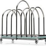 Kilo Toaster Rack Chrome Silver 6 Slot Toast Holder-0