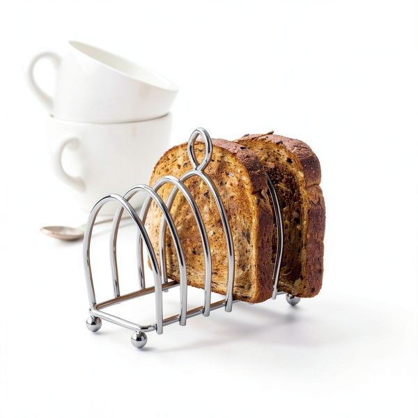 Kilo Chrome Toast Rack 6 Slot Breakfast Dining Metal-1