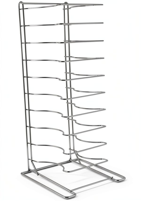 HUBERT Commercial Pizza Pan Rack Chrome Steel 10 Shelf-0