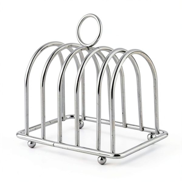 JAGTRADE Stainless Steel Toast Bread Rack Kitchen Storage-6